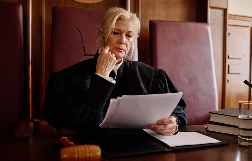 წინასასამართლო სხდომის მოსამართლე ამტკიცებს მტკიცებულებათა ნუსხას.